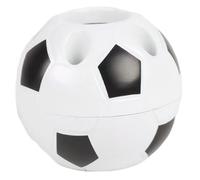 Football Pen Holder Creative Plastic Soccer Shape Desk Pen Holder Multi-functional Pencil Container Desktop Organizer Table Decor for Kids Gifts