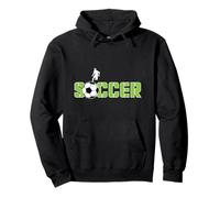 Football Player Sprint Soccer Felpa con Cappuccio