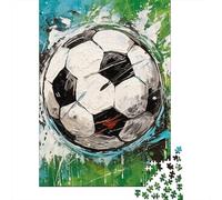Football Puzzle 1000 Pezzi, Football Field Cartografia Creativa, Progetto Condiviso, Decorazione Narrativa 1000pcs (75x50cm)