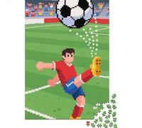 Football Puzzle 1000 Pezzi Per Collezionisti, Football Field Mindfulness Attiva, Progetto Condiviso, Elemento Stilistico 1000pcs (75x50cm)