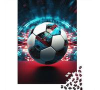 Football Puzzle 1000 Pezzi, World Flags Labirinto Creativo, Attività Terapeutica, Complemento D'Interni 1000pcs (75x50cm)
