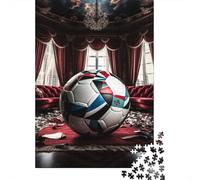 Football Puzzle Da 1000 Pezzi Premium, World Flags Terapia Creativa, Esperienza Multietà, Decorazione Dinamica 1000pcs (75x50cm)