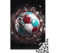 Football Puzzle Da 1000 Pezzi, World Flags Sfida Progressiva, Design Modulare, Regalo Ispiratore 14+ 1000pcs (75x50cm)