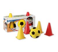 FOOTBALL SET PALLA IN SPUGNA E CONI