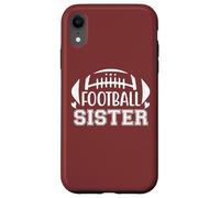Football Sister That's My Big Bro Little Sisters Biggest Fan Custodia per iPhone XR