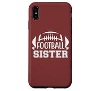 Football Sister That's My Big Bro Little Sisters Biggest Fan Custodia per iPhone XS Max
