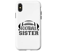 Football Sisters That's My Big Bro Little Sister Biggest Fan Custodia per iPhone X/XS
