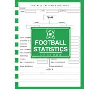 Football Statistics Log Book: Match Record and Performance Tracker | 110 Pages for Game Scores, Player Stats & Team Analysis