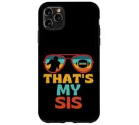 Football That's My Sis Retro American Football Sister Custodia per iPhone 11 Pro Max