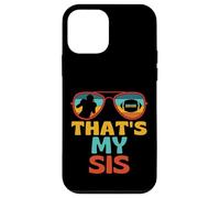 Football That's My Sis Retro American Football Sister Custodia per iPhone 12 mini