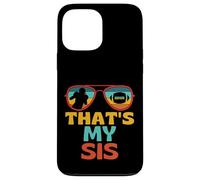Football That's My Sis Retro American Football Sister Custodia per iPhone 13 Pro Max