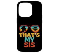 Football That's My Sis Retro American Football Sister Custodia per iPhone 14 Pro