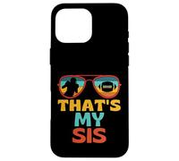 Football That's My Sis Retro American Football Sister Custodia per iPhone 16 Pro Max