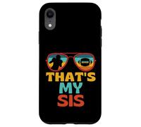 Football That's My Sis Retro American Football Sister Custodia per iPhone XR
