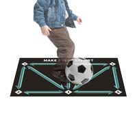 Football Training Mat - Control Mat Dribble Ball | Non-Slip Shock Football Mastery Mat | Anti-Skid Soccer FOOTtWORK Training Mat Silent Ausiliary Props Equipment for Kids Dribble Ausiliary Props