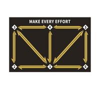 Football Training Mat - Soccer Training Mat | FootworkkTrainer | Soccer Trainer Dribble Auxiliary Props, Silent Soccer Practice, Dribbling Mat, Soccer Drills, Football Drills, Improve Ball Control