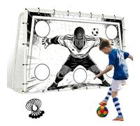 Football Training Net - Interactive Soccer Toss Netting, Target Practice Goal Net, Durable Rebound Training Equipment, Skill Development Football Trainer, Portable Accuracy Drill Nets for Kids Teens