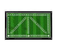 Football Training Pad - Soccer Drill Accessory, Athletic Foot Work Trainer, Professional Ball Control Practice Carpet, Portable Stability Exercise Surfaces | Quiet Speed Coordination Equipment, Youth