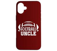 Football Uncle Loud and Proud Uncle Football Greatest Fan Custodia per iPhone 16 Plus