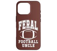 Football Uncle Loud Proud Feral Uncle Football Greatest Fan Custodia per iPhone 16 Pro