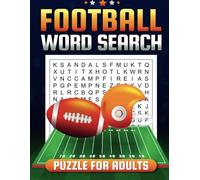 Football Word Search Puzzle: Activity Book For Football Fans, 100 pages With Solutions excellent Stocking Stuffers & Holiday Gifts including Friends & Family