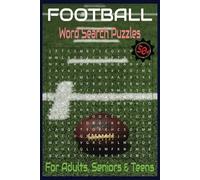 Football Word Search Puzzle Book: Easy to read print word searches about Football (6x9 inches, 110 pages) 50+ puzzles. For NFL football lovers, sports enthusiasts, and puzzle fans.
