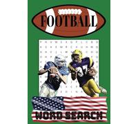 Football Word Search Puzzle Book: Word Searches with Easy to Read Print about American Football Superstars Usa Sports & More! 110 Pages, 50+ ... Trips, Travel Holidays, Vacations & Free Time
