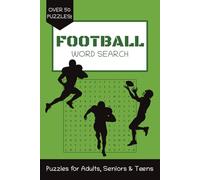 Football Word Search Puzzle Book: Word Searches with Easy to Read Print about American Football, Terms, Players and More | 6x9 inches, 110 pages | 50+ Puzzles … Gift for Vacations, Holidays and Free Times