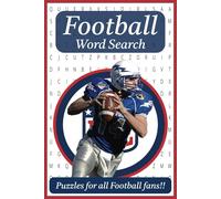 Football Word Search Puzzle Book: Word Searches with Easy to Read Print about Football, American Football, NFL and More | 6x9 inches, 110 pages | 50+ ... Gift for Vacations, Holidays and Free Times