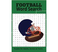Football Word Search Puzzle Book: Word searches with easy to read print about Football, football game, football touchdown and more | 6x9 inches 110 ... gift for vacations, holidays, and free times