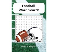 Football Word Search Puzzle Book: Word Searches with Easy to Read Print about Football, Sports, NFL and More| 6 x 9 inches, 110 pages | 55 puzzles... Gift for relaxation, vacations, and free time.