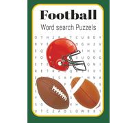 Football word search puzzles: Word search Puzzles with Easy to Read Print about Football, sports, NFL and More | 6x9 inches , 120 pages | 50+ Puzzles._ Gift for Vacations, holidays and relaxation.