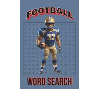 Football Word Search: Word Searches with Easy to Read Print about Football Players, Teams, Stadiums and More | 6x9 inches, 110 pages | 50+ Puzzles_ Gifts for Vacations, Holidays and Free Time