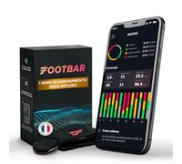 Footbar Meteor - Tracker Calcio: Analisi delle prestazioni, statistiche e stile di gioco. iOS e Android. (Classic, Black, Classic, 1 anno di abbonamento GOLD, Bluetooth)