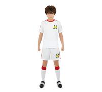 Footex Completo Calcio Cosplay New Team Oliver Holly Hutton Captain Tsubasa Divisa Personalizzabile Made in Italy (3XS)