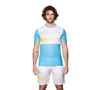 Footex Completo Padel Uomo T-Shirt e Pantaloncino con Tasche in Tessuto Traspirante Leggero Made in Italy (M, Padel One)