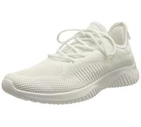 Footfox Signore, Scarpe da Donna con Scarpe da Ginnastica Bianche, Scarpe da Tennis comode, Scarpe da Ginnastica, Palestra, 37.5 EU