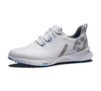 FootJoy Fj Fuel Previous Season Style, Scarpa da Golf Uomo, Bianco, Arancione, 7.5 UK Wide