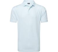 Footjoy Houndstooth Geo Lisle Mens White L Polo