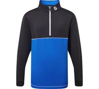 FootJoy Layer Colour Block Chill-Out 1/2-Zip, nero/blu