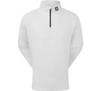 FootJoy Maglia chill-out, vestibilità atletica, bianco/navy