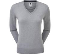 FootJoy Maglia con scollo a V in misto lana, grigio