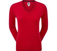 FootJoy Maglia con scollo a V in misto lana, rosso
