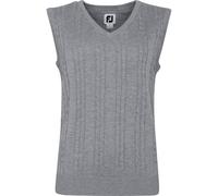 FootJoy Maglia in misto lana, senza maniche, grigio