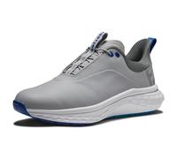 FootJoy Men's Fj Quantum Golf Shoe, Grey White Blue, 43 EU