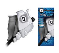 FootJoy Mens RainGrip Pair Golf Glove White Small Pair