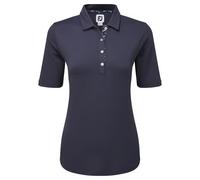 Footjoy Mezza Manica Piqué Donna Polo Blu Marino