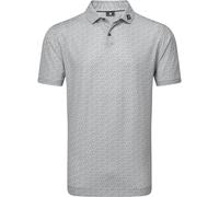 FootJoy Polo Bounce Print Pique, grigio