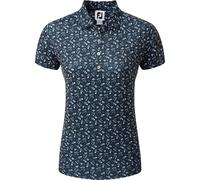 FootJoy Polo Essential con stampa floreale, blu/bianco