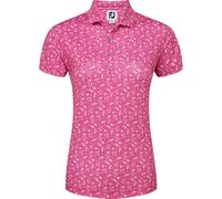 FootJoy Polo Essential con stampa floreale, rosa/bianco